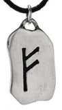 Anhänger 299 Fehu - Silber