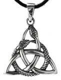 Keltenknoten 325 mit Schlangenkette - Silber