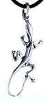 Echse 3 mit Schlangenkette - Silber