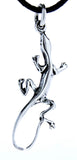 Echse 3 mit Schlangenkette - Silber