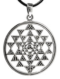 Anhänger 132 Sri Yantra - Silber