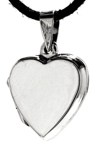 Anhänger 186 Herz Medaillon - Silber