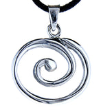 Spirale 22 mit Schlangenkette - Silber