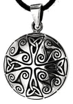 Triskele 25 mit Korbkette - Silber