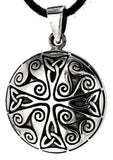 Triskele 25 mit Korbkette - Silber