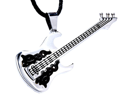 Gitarre 2 mit Panzerkette - Edelstahl