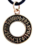 Anhänger 53 Runenkreis - Bronze