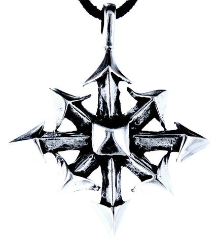 Anhänger 60 Chaosstern - Silber