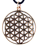 Anhänger 86 Blume des Lebens - Bronze