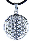 Anhänger 96 B Blume des Lebens - Silber