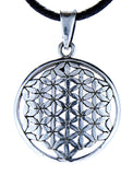Anhänger 96 B Blume des Lebens - Silber
