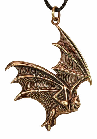 Anhänger 12 Fledermaus - Bronze