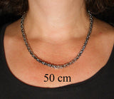 Königskette 4,5 mm - silbern - Edelstahl