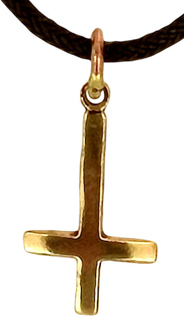 Anhänger 22 Kreuz - Bronze
