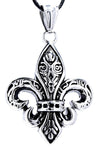 Anhänger 15 B Fleur-de-Lis - Edelstahl