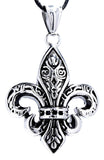 Anhänger 15 B Fleur-de-Lis - Edelstahl