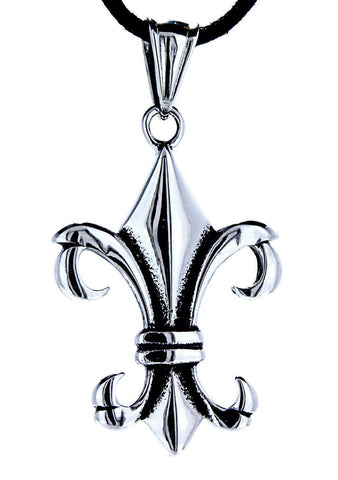 Anhänger 15 A Fleur-de-Lis - Edelstahl