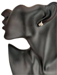 Ohrstecker 59 Ginkgo Blatt - Silber
