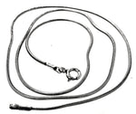 Odin mit Raben 349 mit Schlangenkette - Silber