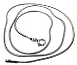 Odin mit Raben 349 mit Schlangenkette - Silber