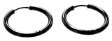 Klappcreole schwarz 20mm (kcschw06) - Edelstahl