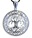 Lebensbaum 42 A mit Kette - Edelstahl