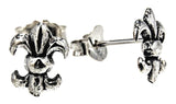 Ohrstecker 43 Fleur-de-Lys - Silber