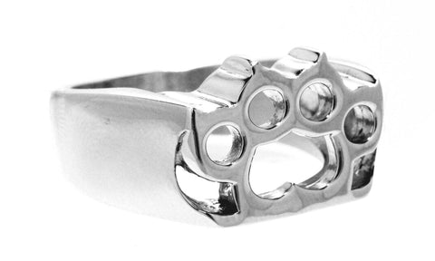 Ring Schlagring Gr. 56-72 - Edelstahl