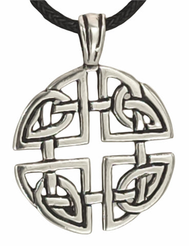 Keltischer Knoten 109 mit Schlangenkette - Silber