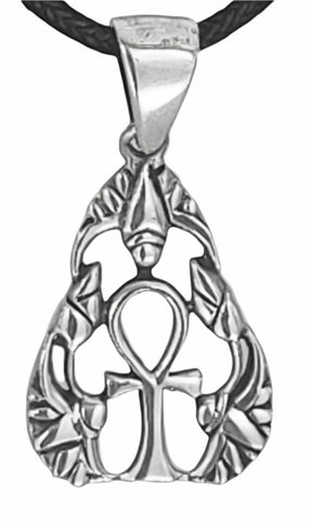 Ankh 119 mit Schlangenkette - Silber