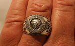 Ring Wotansknoten Valknut, Gr. 52-74 (wota1) - Silber
