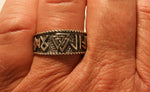 Ring Wotansknoten Valknut, Gr. 52-74 (wota2) - Silber