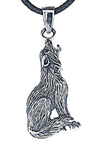 Wolf 8 A mit Schlangenkette - Silber