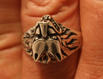 Ring Wolfskopf, Gr. 52-74 - Silber