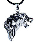 Anhänger 30 A Wolfskopf - Edelstahl