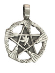 Anhänger 68 Pentagramm - Zinn