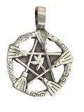 Anhänger 68 Pentagramm - Zinn