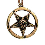 Anhänger 29 Pentagramm - Bronze