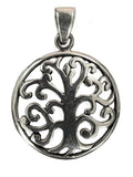 Lebensbaum 87 mit Schlangenkette - Silber