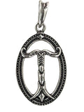 Irminsul 282 mit Korbkette - Silber
