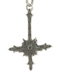Kreuz 134 mit Schlangenkette - Silber
