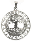 Anhänger 210 Lebensbaum - Silber