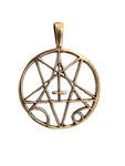 Anhänger 26 Pentagramm - Bronze