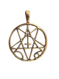 Anhänger 26 Pentagramm - Bronze