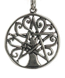 Lebensbaum 166 mit Schlangenkette - Silber