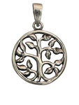 Lebensbaum 84 mit Schlangenkette - Silber