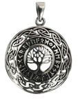 Lebensbaum 324 mit Korbkette - Silber