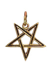 Anhänger 27 Pentagramm - Bronze