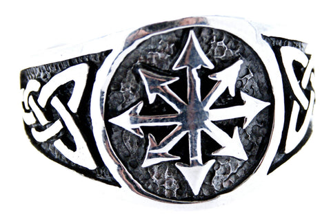 Ring Chaosstern, Gr. 52-76 (chaos) - Silber