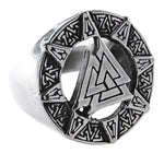 Ring Wotansknoten Valknut, Gr. 55-70 (edwt2) - Edelstahl